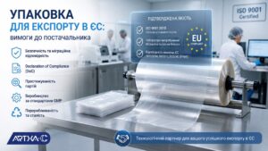 Упаковка для експорту в ЄС: вимоги до постачальника